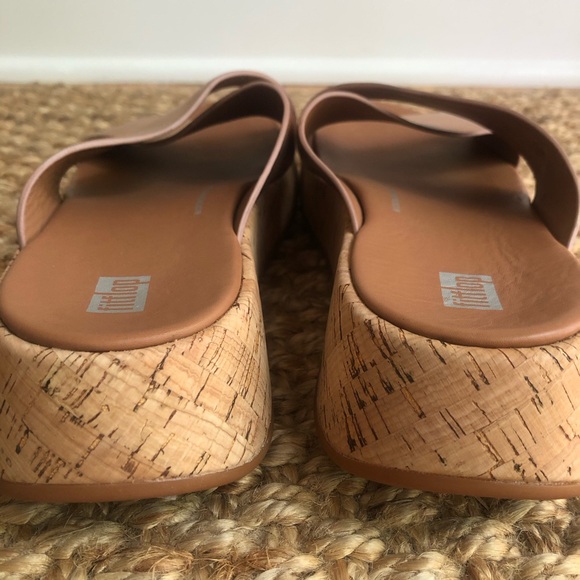 New: Fitflop F Mode FT8-323 in Rose Gold with Cork. Size 8 - Picture 12 of 15